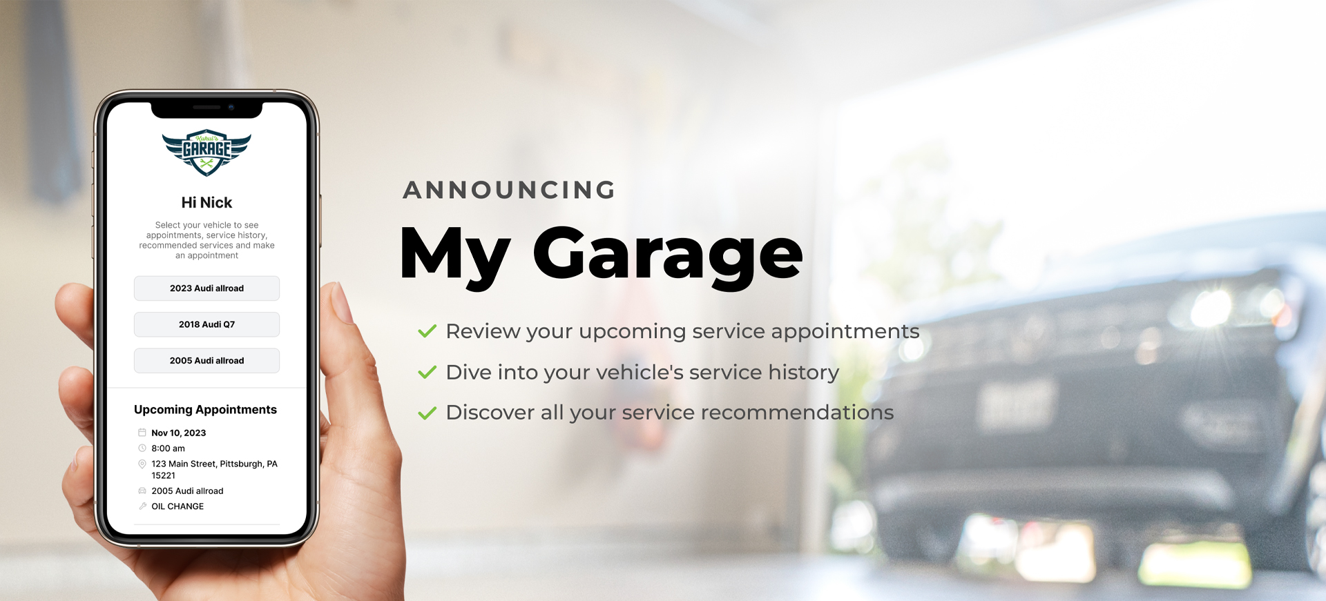 My Garage | Northwoods Auto Techs LLC